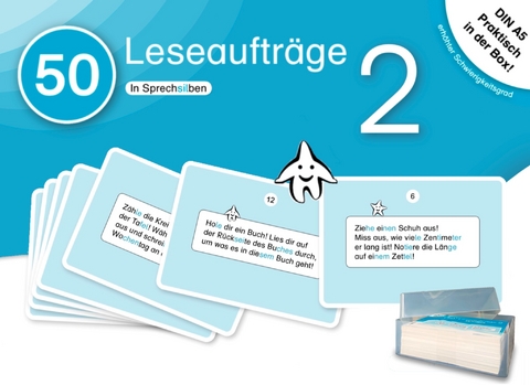 50 Leseauftr&auml;ge 2 in der Box in Sprechsilben - Katrin Langhans