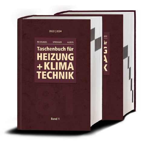 Recknagel - Taschenbuch f&uuml;r Heizung und Klimatechnik 81. Ausgabe 2023/2024 - Band 2 - 