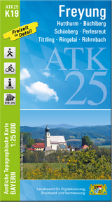 ATK25-K19 Freyung (Amtliche Topographische Karte 1:25000) - 