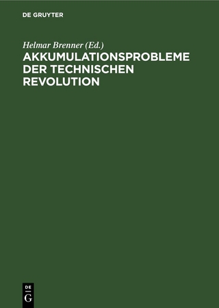 Akkumulationsprobleme der technischen Revolution