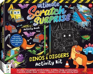 Ultimate Scratch Surprise: Dinos & Diggers Activity Kit