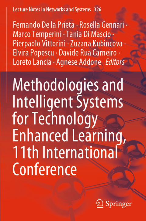 Methodologies and Intelligent Systems for Technology Enhanced Learning, 11th International Conference - 