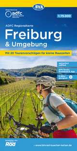 ADFC-Regionalkarte Freiburg und Umgebung 1:75.000, reiß- und wetterfest, GPS-Tracks Download - 
