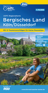 ADFC-Regionalkarte Bergisches Land K&ouml;ln/D&uuml;sseldorf 1:75.000, rei&szlig;- und wetterfest, GPS-Tracks Download