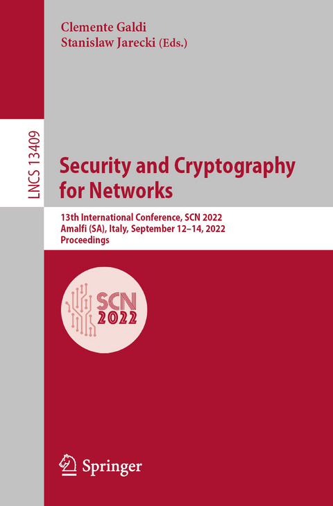 Security and Cryptography for Networks - 