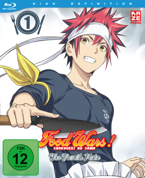 Food Wars! The Fourth Plate - 4. Staffel - Blu-ray Vol. 1 -  Yoshitomo Yonetani