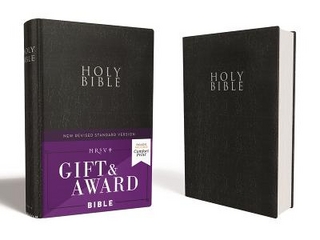 NRSV, Gift and Award Bible, Leather-Look, Black, Comfort Print