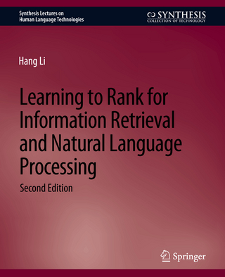 Learning to Rank for Information Retrieval and Natural Language Processing, Second Edition