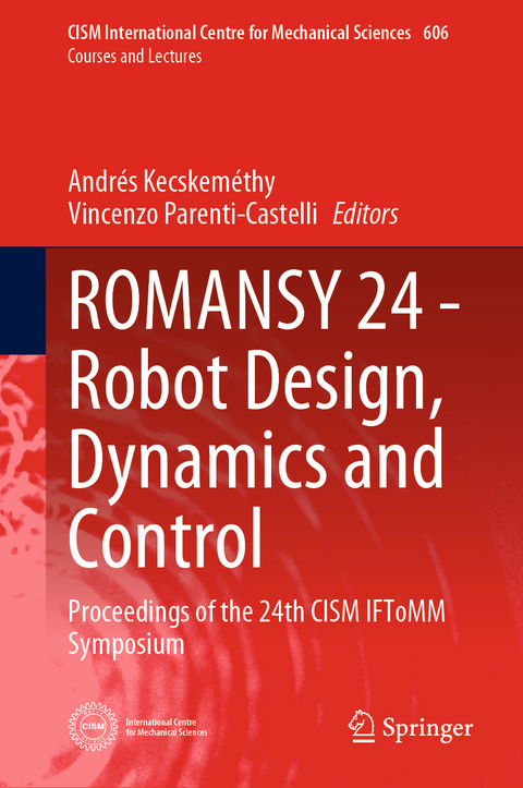 ROMANSY 24 - Robot Design, Dynamics and Control - 