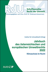 Jahrbuch des &ouml;sterreichischen und europ&auml;ischen Umweltrechts 2022