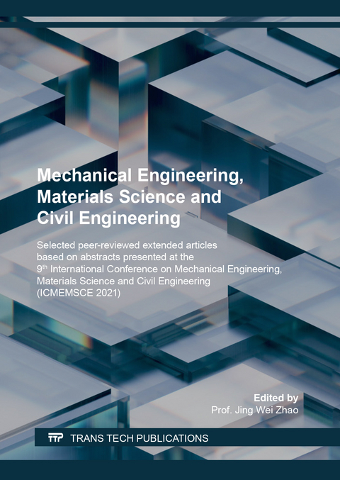 Mechanical Engineering, Materials Science and Civil Engineering - 