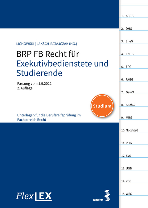 FlexLex BRP FB Recht f&uuml;r Exekutivbedienstete und Studierende | Studium - 