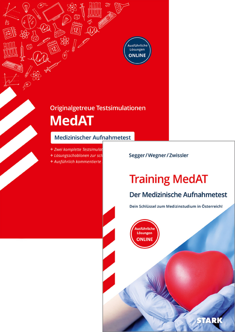 STARK MedAT Vorteilspaket - Testsimulationen/ Training MedAT - Der medizinische Aufnahmetest - Felix Segger, Hannes Wegner, Benjamin Zwissler, Edmund Constantin Niederau, Katrin Niedermaier