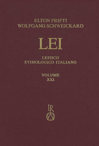 Lessico Etimologico Italiano. Band 21 (XXI)