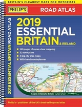 Philip's 2019 Essential Road Atlas Britain and Ireland - Spiral A4 - Philip's Maps
