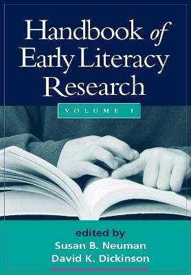 Handbook of Early Literacy Research, Volume 1, Adapted - 