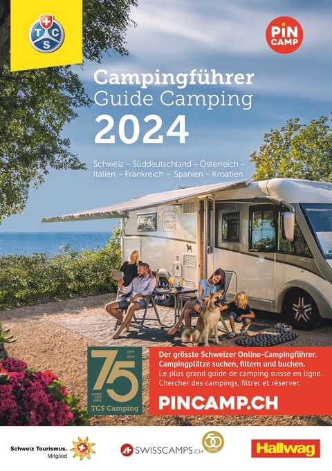 TCS Schweiz & Europa Campingf&uuml;hrer 2023