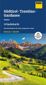 ADAC Urlaubskarte S&uuml;dtirol, Trentino, Gardasee 1:200.000