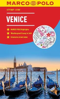 Venice Marco Polo City Map - pocket size, easy fold, Venice street map