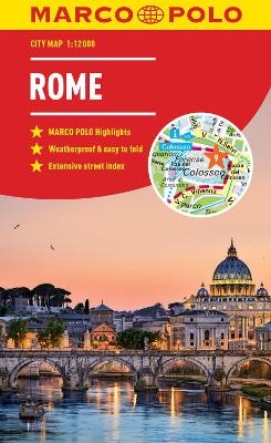 Rome Marco Polo City Map - pocket size, easy fold, Rome street map