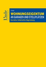 Wohnungseigentum an Garagen und Stellpl&auml;tzen - Markus Urbanz