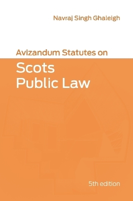 Avizandum Statutes on Scots Public Law - 