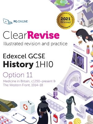 ClearRevise Edexcel GCSE History 1HI0 Medicine in Britain -  PG ONLINE