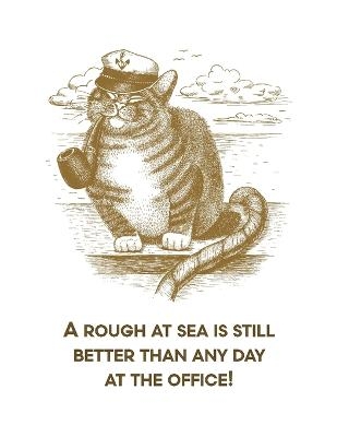 Funny Cat Sailor Captain Diary, Journal, and/or Notebook College-Ruled