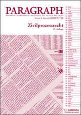 Paragraph - Zivilprozessrecht - Deixler-Hübner, Astrid