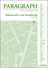 Paragraph - Arbeitsrecht und Sozialrecht - Resch, Reinhard
