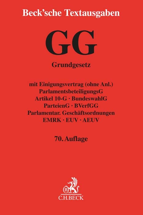 Grundgesetz f&uuml;r die Bundesrepublik Deutschland