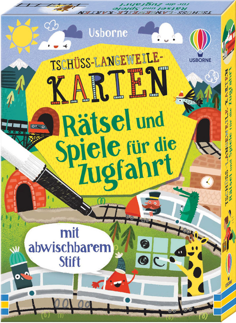 Tsch&uuml;ss-Langeweile-Karten: R&auml;tsel und Spiele f&uuml;r die Zugfahrt - James Maclaine, Lara Bryan
