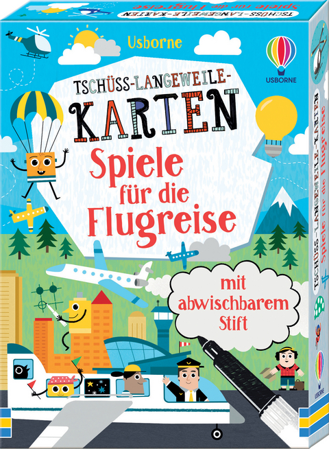 Tsch&uuml;ss-Langeweile-Karten: Spiele f&uuml;r die Flugreise - Andrew Prentice, Lan Cook