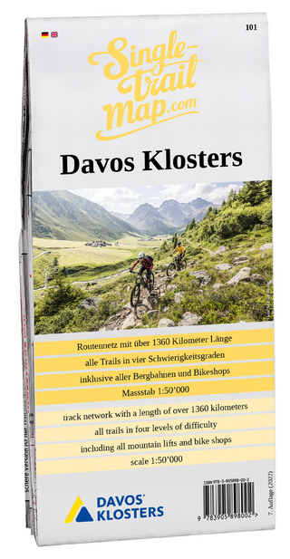 Singletrail Map 101 Davos Klosters