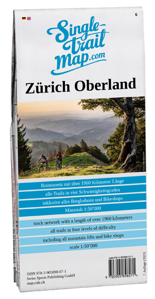 Singletrail Map 006 Zürich Oberland