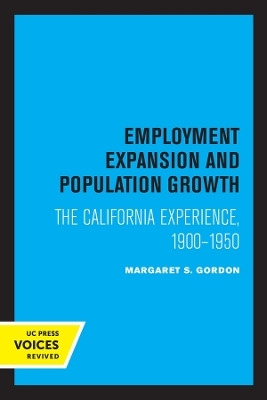 Employment Expansion and Population Growth - Margaret S. Gordon