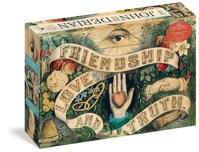 John Derian Paper Goods: Friendship, Love, and Truth 1,000-Piece Puzzle - John Derian