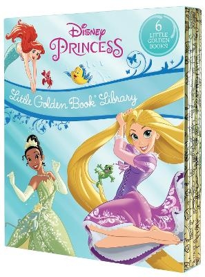 Disney Princess Little Golden Book Library -- 6 Little Golden Books -  Various