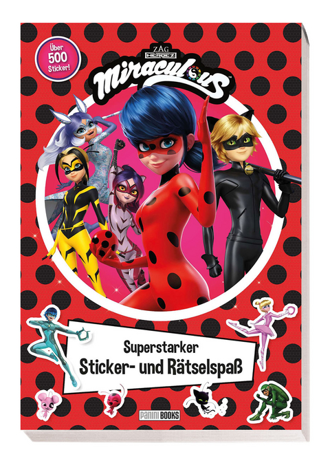 Miraculous: Superstarker Sticker- und R&auml;tselspa&szlig; -  Panini