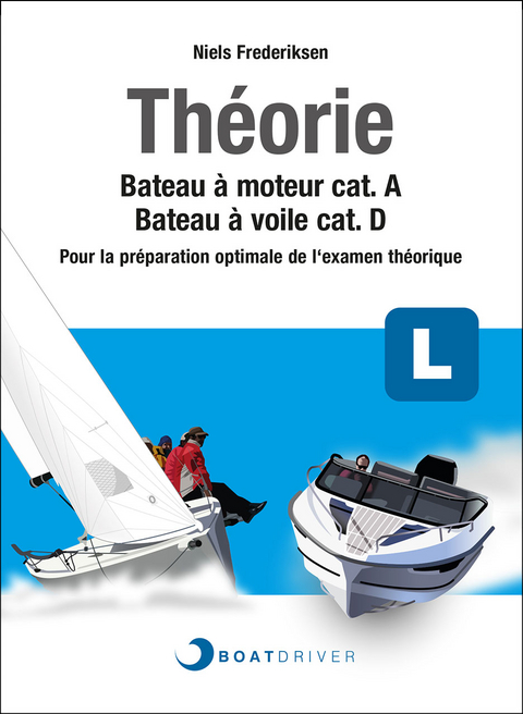 BoatDriver - Livre de th&eacute;orie: Bateau &agrave; moteur cat. A / Bateau &agrave; voile cat. D - Niels Frederiksen