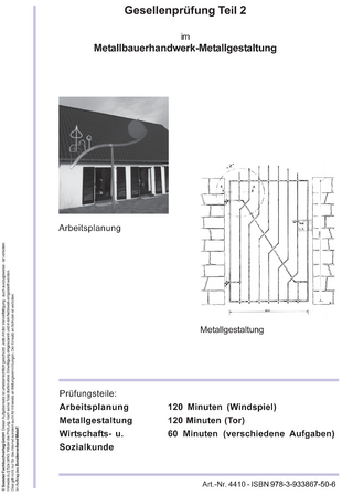 Vorbereitungsprüfung Theorie GP Teil 2 Metallbauer-Metallgestaltung