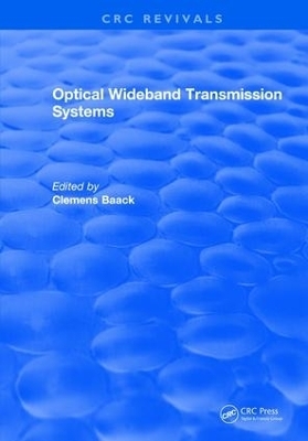 Optical Wideband Transmission Systems - Clemens Baack