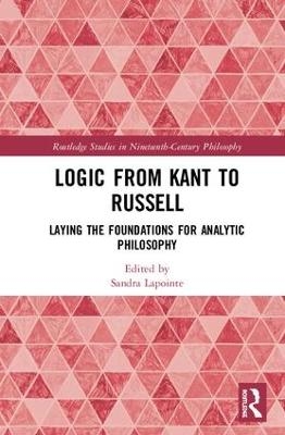 Logic from Kant to Russell