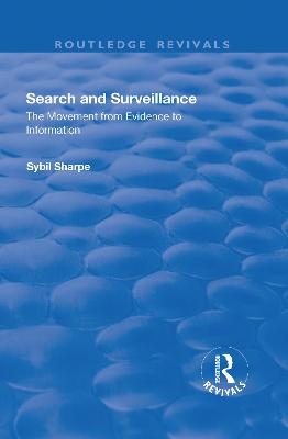 Search and Surveillance - Sybil Sharpe