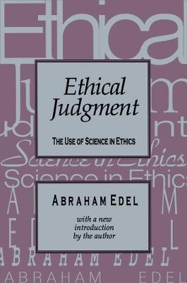 Ethical Judgment - Abraham Edel