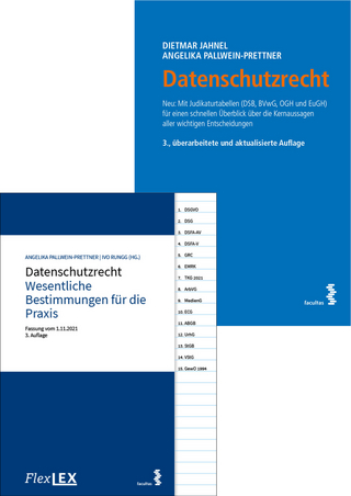 Kombipaket Datenschutzrecht und FlexLex Datenschutzrecht – Wesentliche Bestimmungen für die Praxis