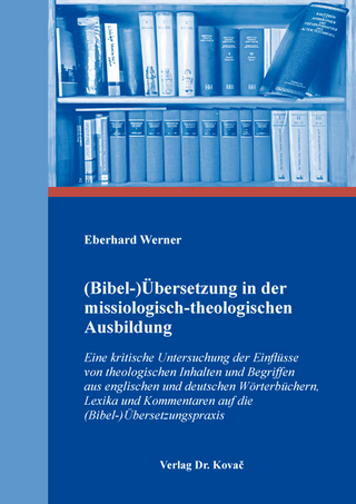 (Bibel-)Übersetzung in der missiologisch-theologischen Ausbildung