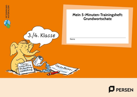 Mein 5-Min-Trainingsheft: Grundwortschatz - Kl.3/4 - Kirstin Jebautzke