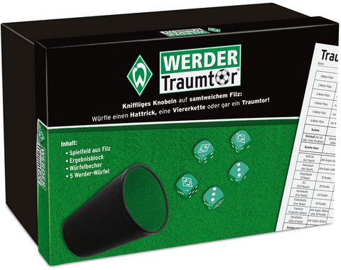 Werder Bremen Traumtor-W&uuml;rfelset - 