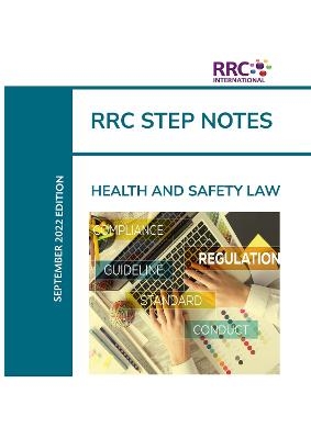 RRC STEP Note: Health and Safety Law - Jeremy Stranks